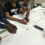 Kids reviewing causes of potential contributors to the maternal mortality rate in Ghana